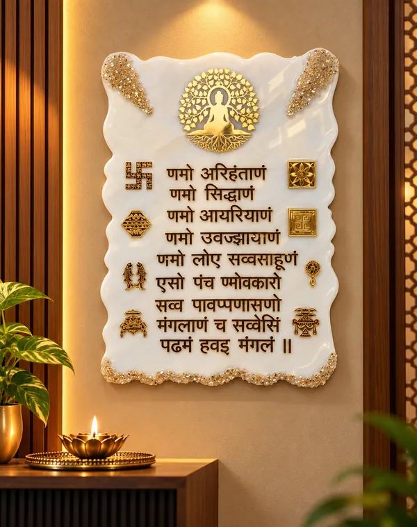 Handmade_Resin_Art_Jain_Navkar_Mantra_Wall_Decor_|_3D_Buddha_Meditation_Design_with_Golden_Spiritual_Symbols,_Pearl_Embellishments_&_Sanskrit_Lettering_|_Pooja_Room_&_Home_Temple_Decoration