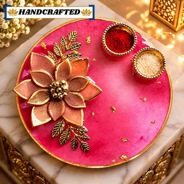 Resin_Traditional_Floral_Pooja_Thali_Set