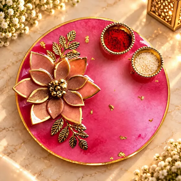 Resin_Traditional_Floral_Pooja_Thali_Set