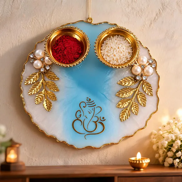 Resin_Festive_Ganesh_Motif_Pooja_Thali_Set