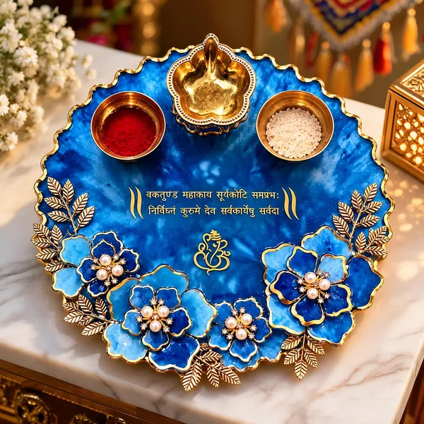 Resin_Traditional_Floral_Pooja_Thali_Set