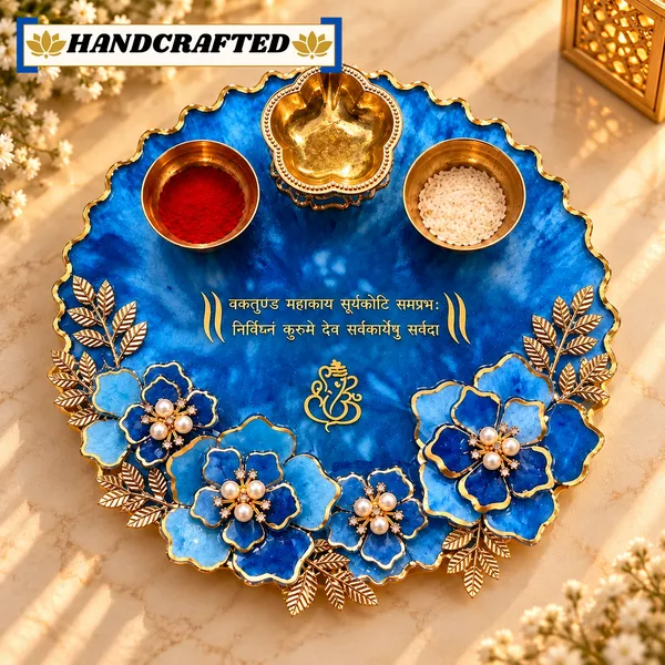 Resin_Traditional_Floral_Pooja_Thali_Set