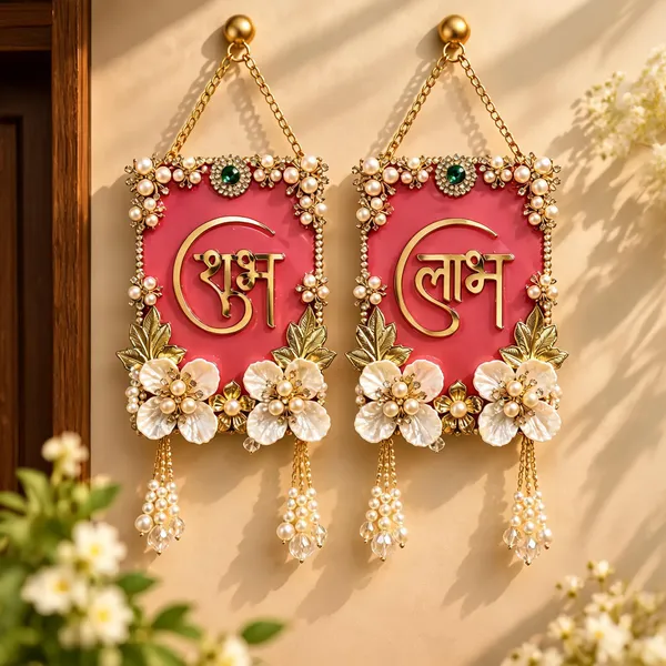 Decorative_Shubh_Labh_Wall_Hanging_Set
