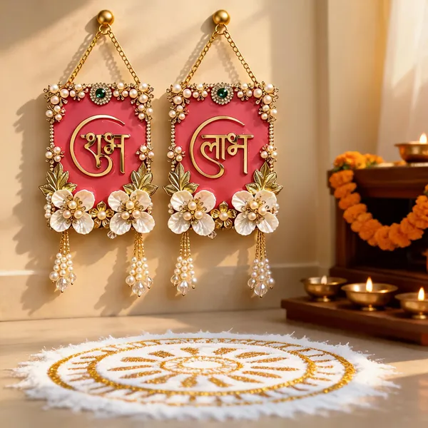 Decorative_Shubh_Labh_Wall_Hanging_Set