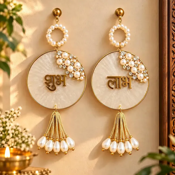 Gold_Pearl_Embellished_Shubh_Labh_Earrings_for_Women