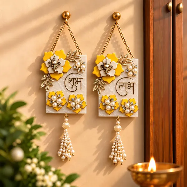 Gold_Tone_Floral_Pearl_Tassel_Earrings_For_Women