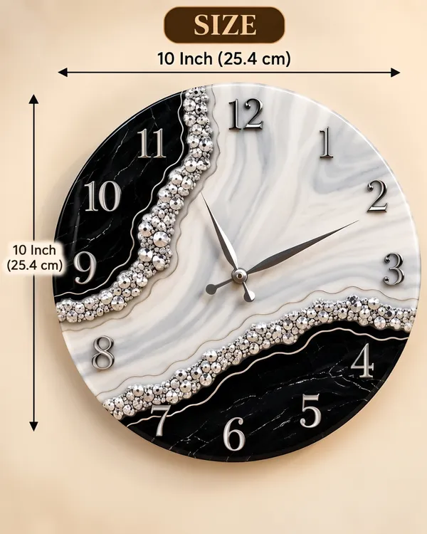 Luxury_Geode_Marble_Resin_Wall_Clock_with_Silver_Numbers_|_Premium_Handmade_Decorative_Clock