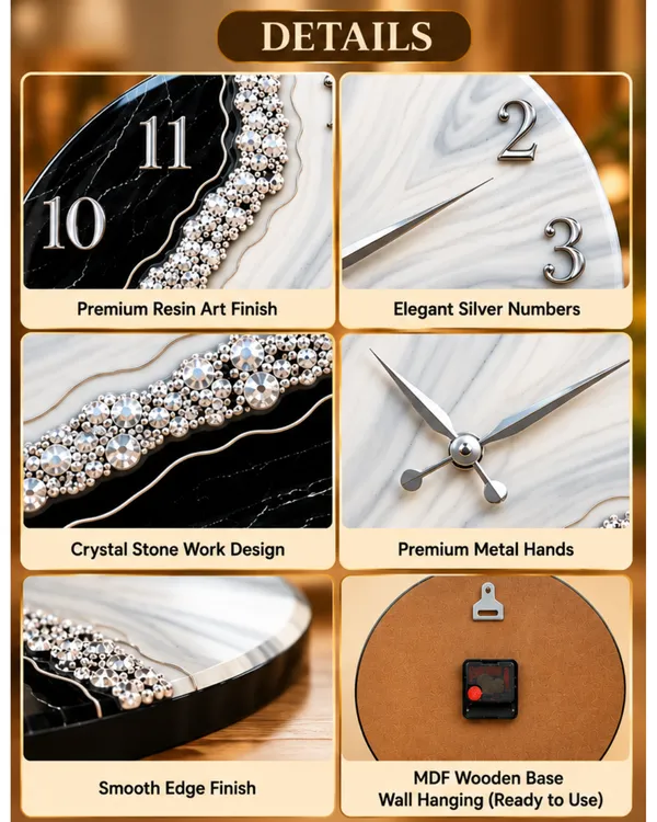 Luxury_Geode_Marble_Resin_Wall_Clock_with_Silver_Numbers_|_Premium_Handmade_Decorative_Clock