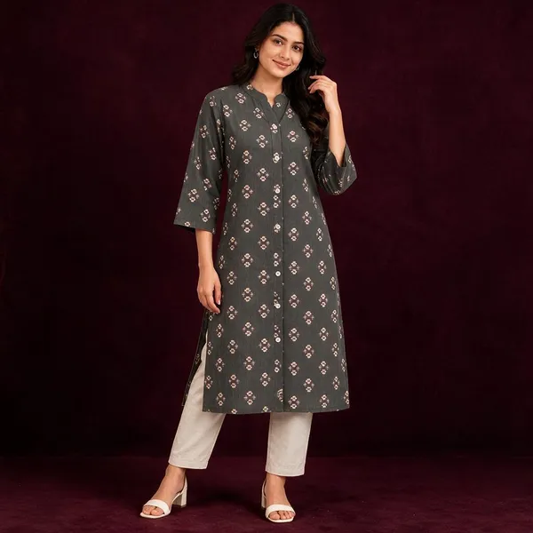 Grey_Synthetic_Straight_Printed_Kurta_For_Women