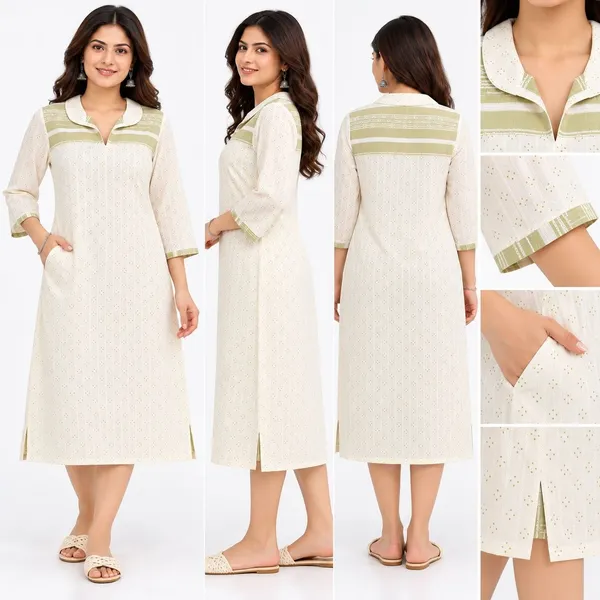 Off_White_Cotton_A-Line_Printed_Kurta_For_Women