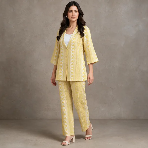 Yellow_Cotton_Straight_Printed_Co-Ord_Set_For_Women