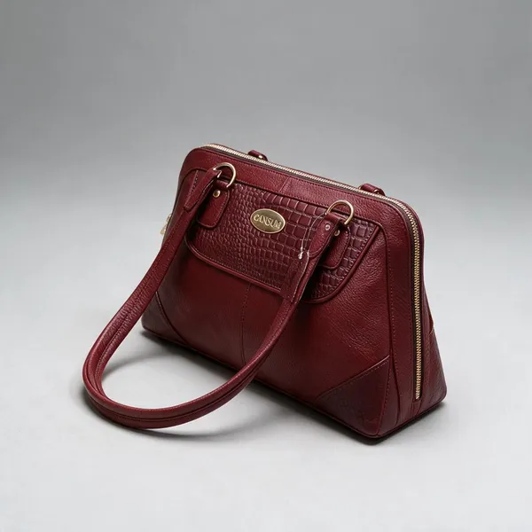 CANSLIM_Eleanor_Burgundy_Satchel_bag