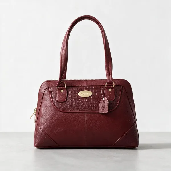 CANSLIM_Eleanor_Burgundy_Satchel_bag
