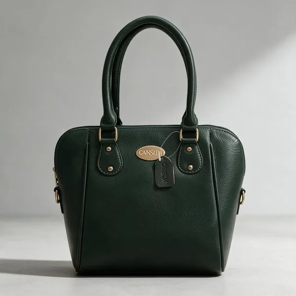 CANSLIM_Genevieve_Pine_Green_Satchel_bag