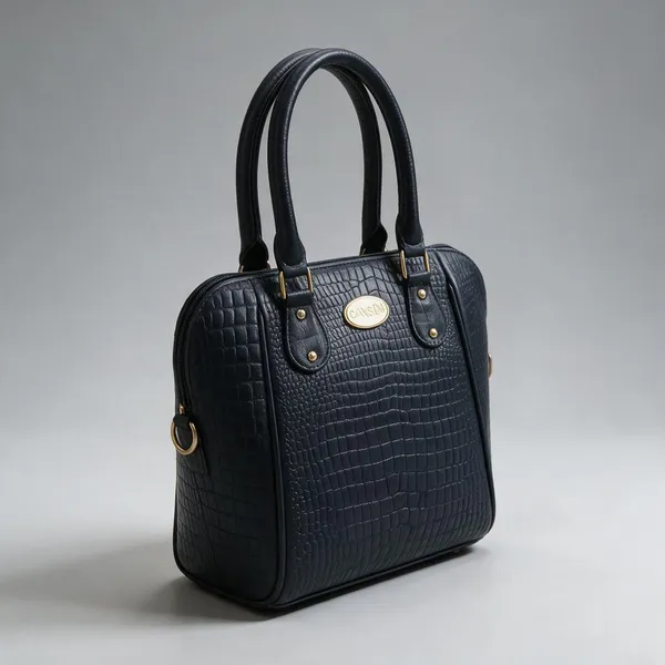 CANSLIM_Genevieve_Croc_Midnight_Navy_Satchel_bag