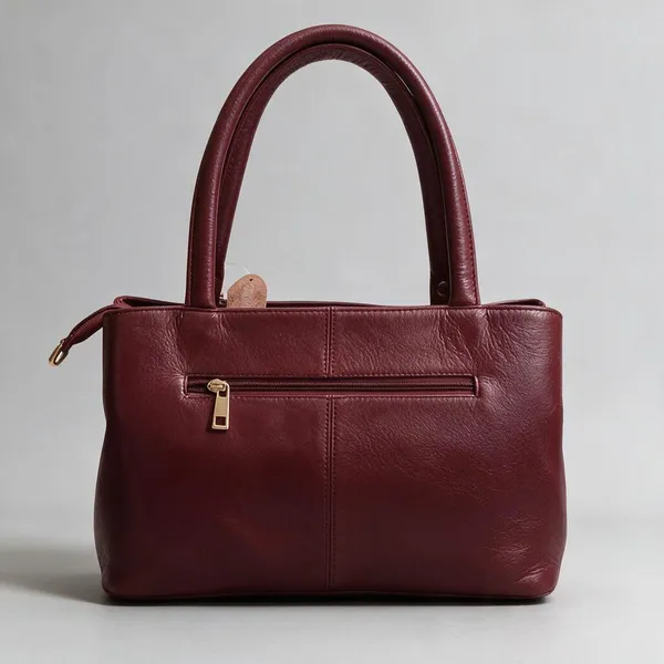 CANSLIM_Maroon_Textured_Tote_Handbag_for_Women