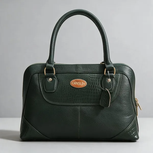 CANSLIM_Eleanor_Forest_Green_Satchel_bag