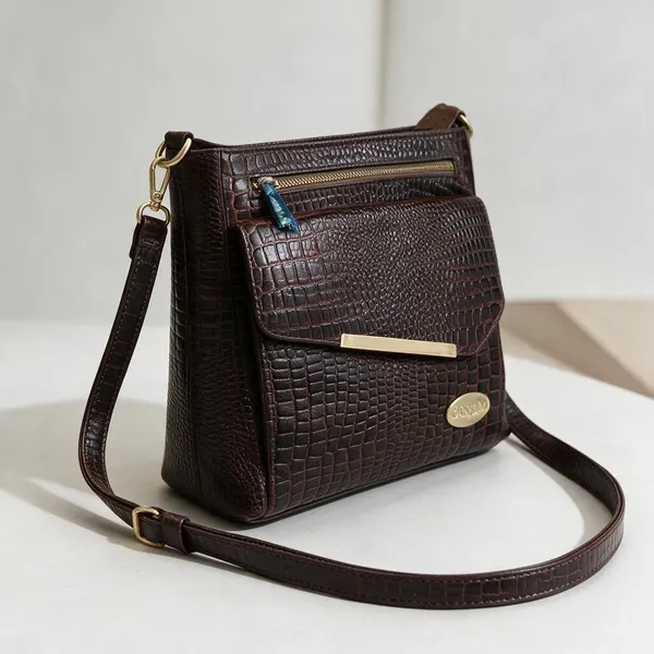 CANSLIM_Metropolitan_Croc_Espresso_Crossbody_bag