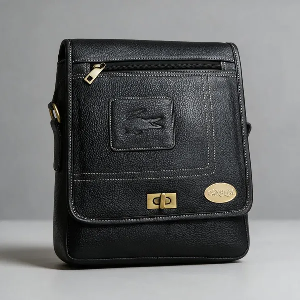 CANSLIM_Heritage_Turn-Lock_Noir_black_Messenger_bag