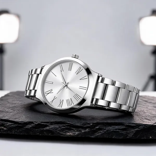 Silver_Metal_Link_Bracelet_Analog_Roman_Numeral_Watch_For_Men