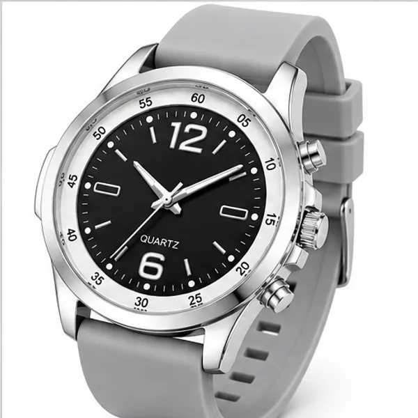 Grey_Silicone_Strap_Round_Analog_Watch_For_Men