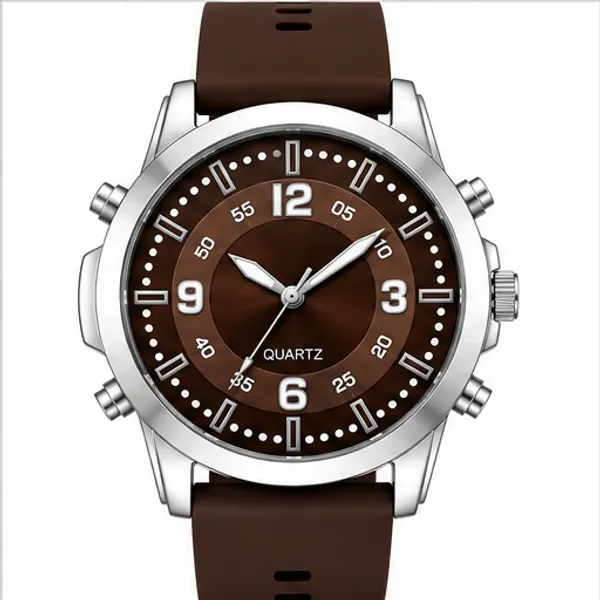 Maroon_Silicone_Analog_Quartz_Round_Dial_Watch_For_Men
