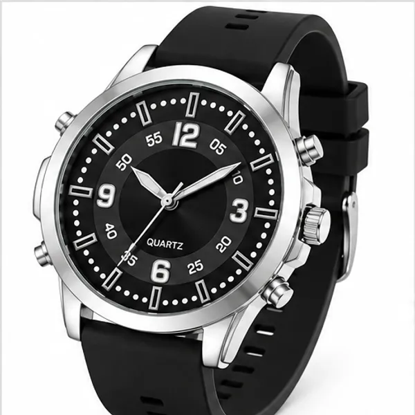 Black_Silicone_Analog_Multi-Layer_Dial_Watch_For_Men
