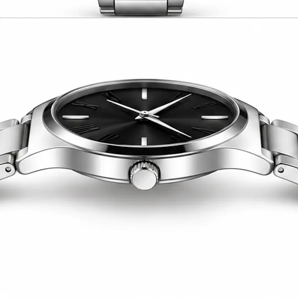 Silver_Metal_Link_Bracelet_Analog_Black_Dial_Watch_For_Men