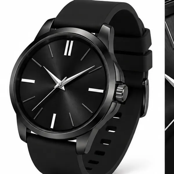 Black_Silicone_Strap_Round_Analog_Watch_For_Men