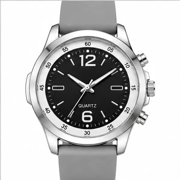 Grey_Silicone_Strap_Round_Analog_Watch_For_Men