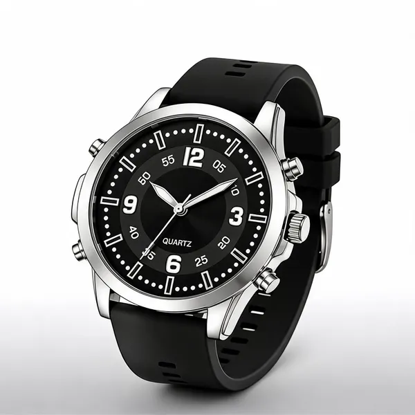 Black_Silicone_Analog_Multi-Layer_Dial_Watch_For_Men