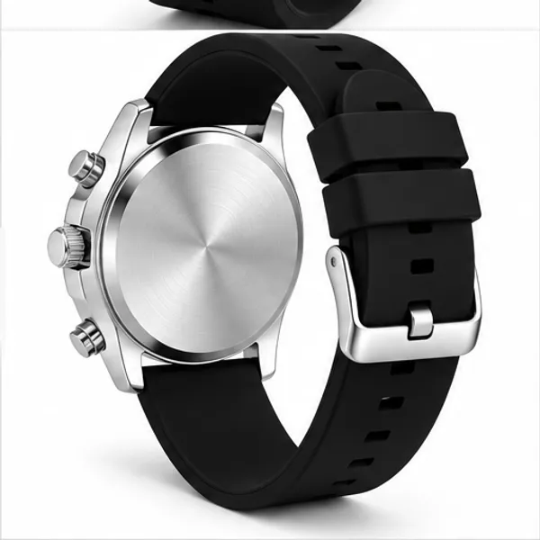Black_Silicone_Analog_Chronograph_Round_Dial_Watch_For_Men