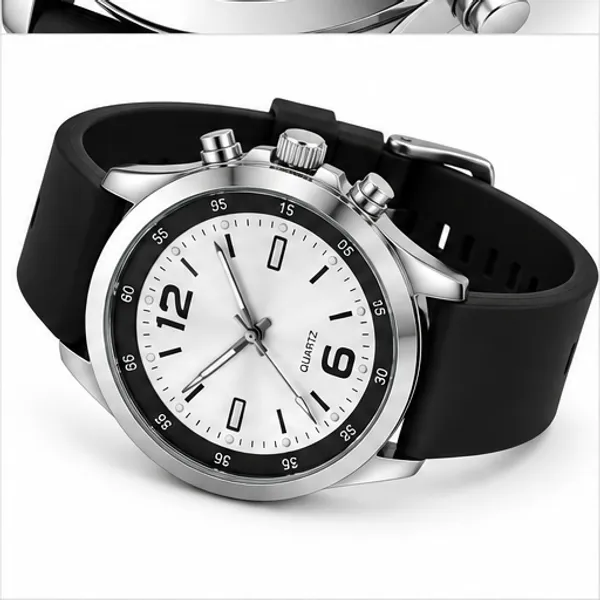 Black_Silicone_Analog_White_Dial_Round_Watch_For_Men