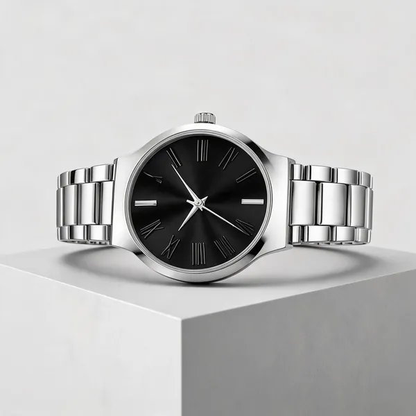 Silver_Metal_Link_Bracelet_Analog_Black_Dial_Watch_For_Men