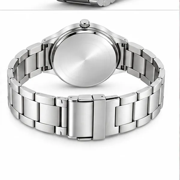 Silver_Metal_Link_Bracelet_Analog_Pink_Dial_Watch_For_Men