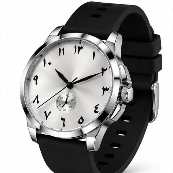 Black_Rubber_Strap_Silver_Tone_Arabic_Numeral_Analog_Watch_For_Men