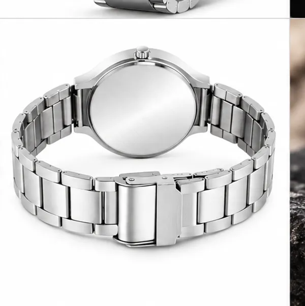 Silver_Metal_Link_Bracelet_Analog_Black_Dial_Watch_For_Men
