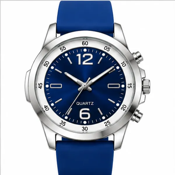 Blue_Silicone_Analog_Bezel_Round_Dial_Watch_For_Men