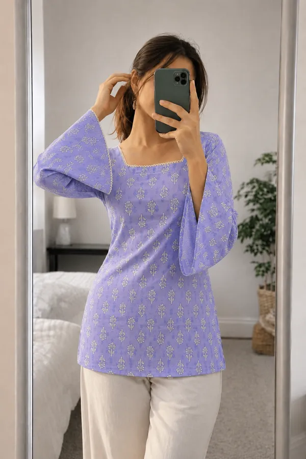 Lavender_Floral_Print_Bell_Sleeve_Top_for_Women