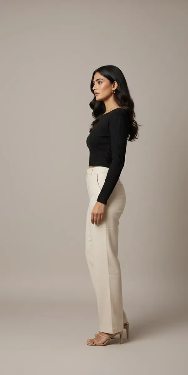 Cream_Straight_Fit_Trousers_for_Women