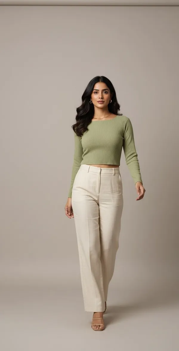 Cream_Straight_Fit_Trousers_for_Women