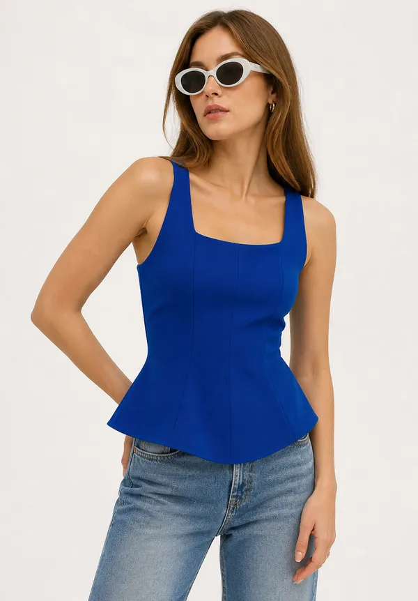 Blue_Sleeveless_Peplum_Top_for_Women