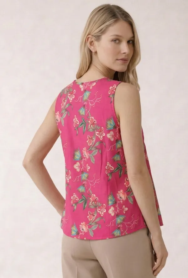 Pink_Floral_Print_Sleeveless_Top_for_Women