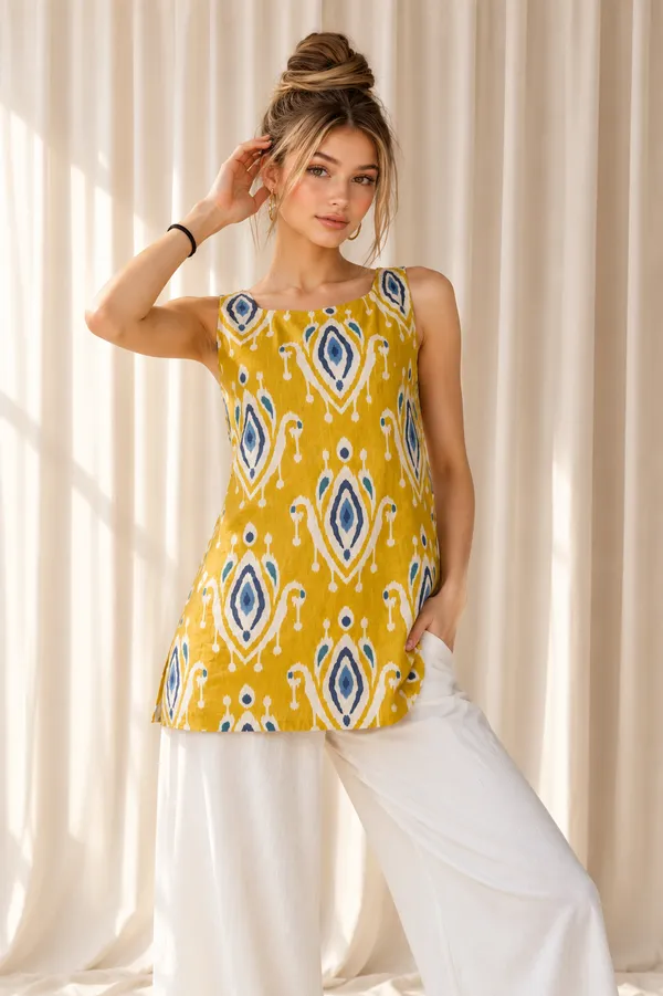 Mustard_Printed_Sleeveless_Top_for_Women