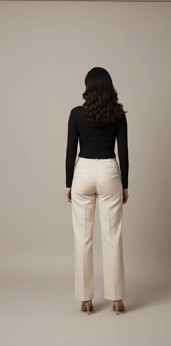 Cream_Straight_Fit_Trousers_for_Women