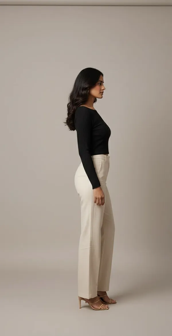 Cream_Straight_Fit_Trousers_for_Women