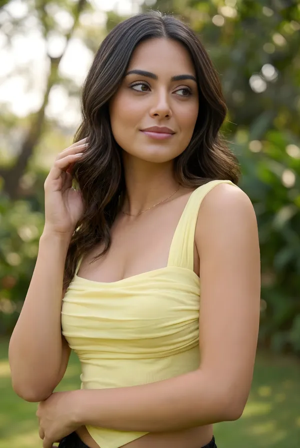 Yellow_Ruched_Crop_Top_for_Women