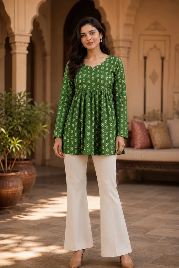 Green_Printed_Flared_Kurta_for_Women