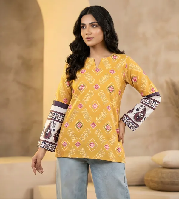 Yellow_Printed_Straight_Kurta_For_Women