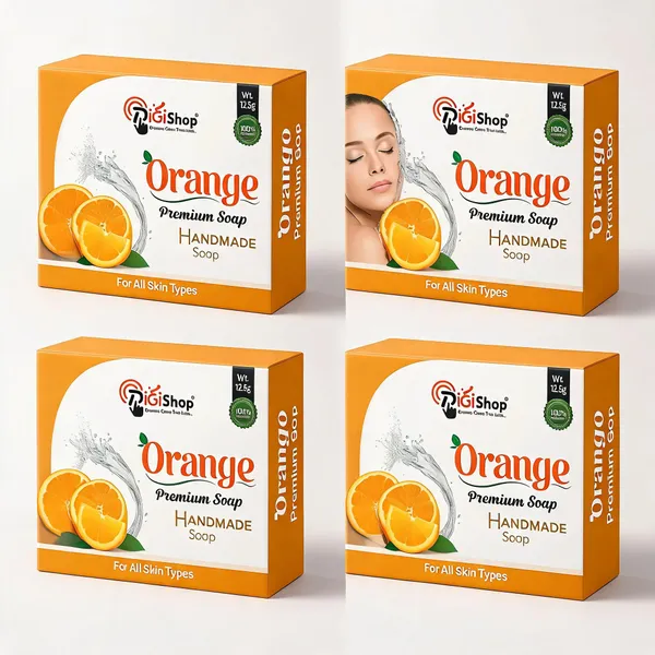 Orange__And__Glycerine_Handmade_Cleansing_Soap_-_Pack_Of_4